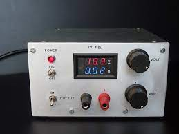 Regulated power supply - front view